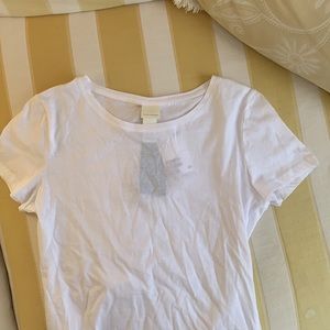 H&M basic white tee